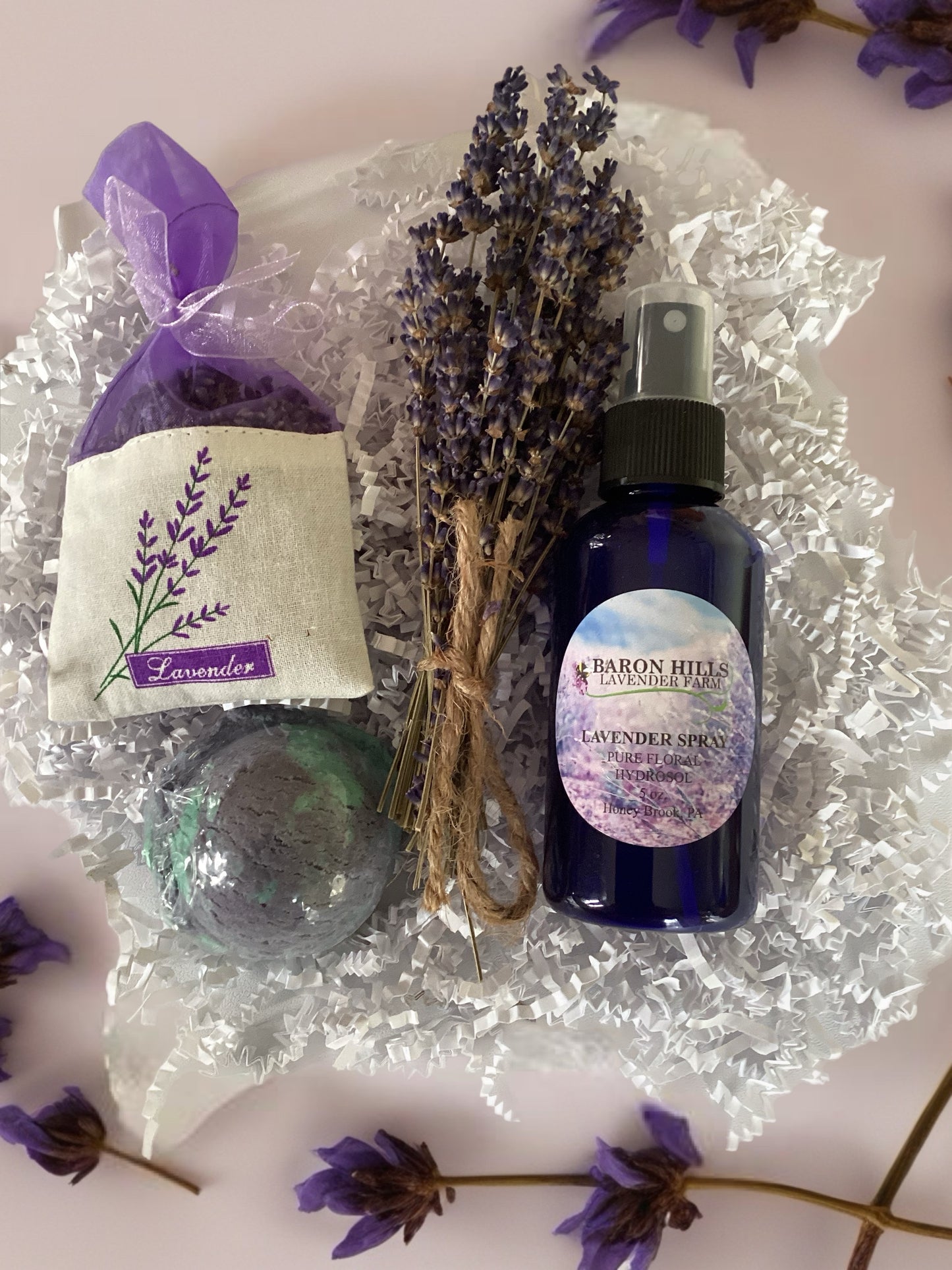 Lavender Hydrosol / Lavender Mint Bubble Scoop Gift Box